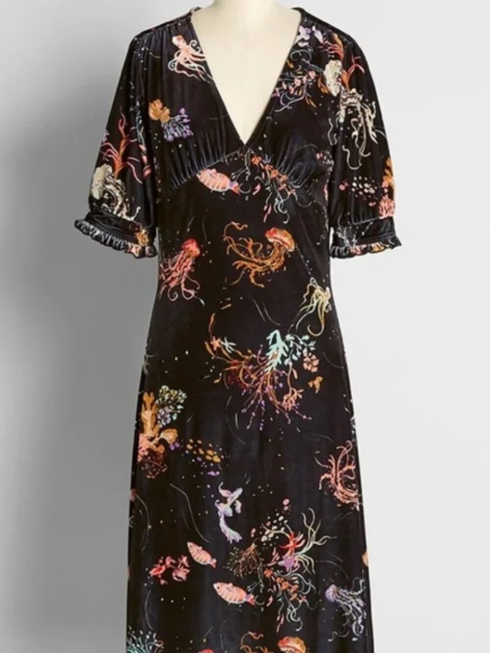 Mod Cloth Velvet Dress Size Large